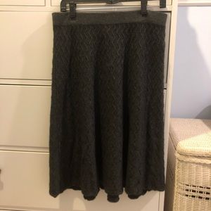 VINTAGE Textured cashmere & wool blend skirt - M